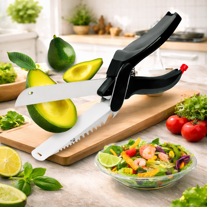 2 In 1 Stainless Steel Vegetable Cutter 🥗 (50% Off Today🔥)