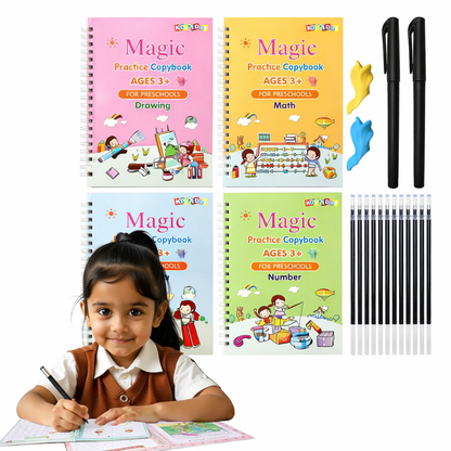 Magic Practice Copybook - Buy 1 Get 3 Free – 50% OFF Today!